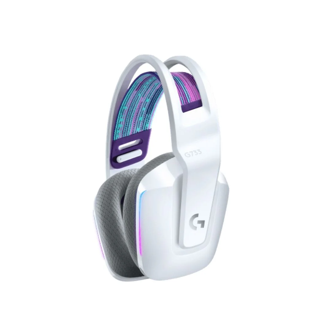 Logitech G733 LIGHTSPEED Wireless RGB White Gaming Headset